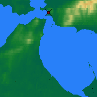 Nearby Forecast Locations - Anadyr - Map