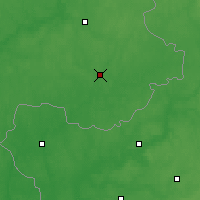 Nearby Forecast Locations - Kastsyukovichy - Map