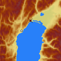 Nearby Forecast Locations - Nizhneangarsk - Map