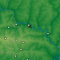 Nearby Forecast Locations - Kosonogov - Map