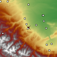Nearby Forecast Locations - Nalchik - Map