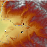 Nearby Forecast Locations - Jalal-Abad - Map