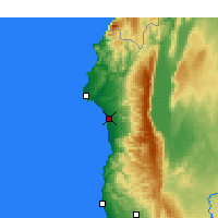 Nearby Forecast Locations - Jableh - Map