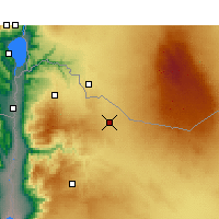 Nearby Forecast Locations - Mafraq - Map