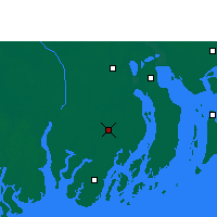 Nearby Forecast Locations - Patuakhali - Map