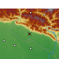 Nearby Forecast Locations - Dhangadhi - Map