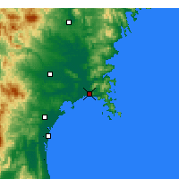 Nearby Forecast Locations - Ishinomaki - Map