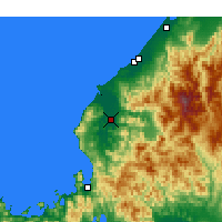 Nearby Forecast Locations - Fukui - Map
