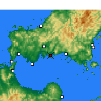 Nearby Forecast Locations - Hōfu - Map