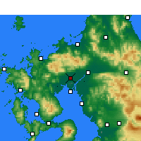 Nearby Forecast Locations - Saga - Map