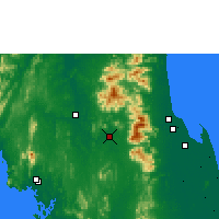 Nearby Forecast Locations - Chawang - Map