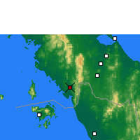 Nearby Forecast Locations - Satun - Map