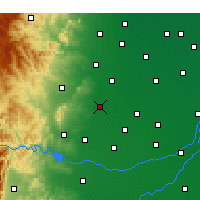 Nearby Forecast Locations - Handan - Map