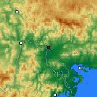 Nearby Forecast Locations - Hunchun - Map