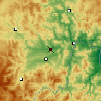 Nearby Forecast Locations - Yanji - Map