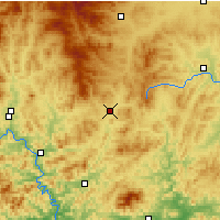 Nearby Forecast Locations - Pingquan - Map