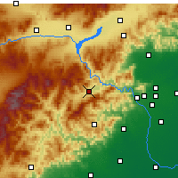 Nearby Forecast Locations - Zhaitang - Map