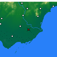 Nearby Forecast Locations - Laoting - Map