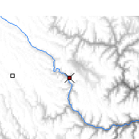 Nearby Forecast Locations - Zamthang - Map