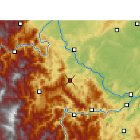 Nearby Forecast Locations - Muchuan - Map