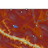 Nearby Forecast Locations - Jianshui - Map