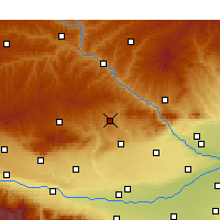 Nearby Forecast Locations - Yongshou - Map