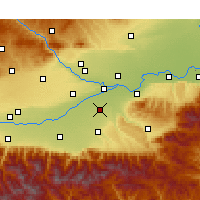 Nearby Forecast Locations - Xi'an - Map