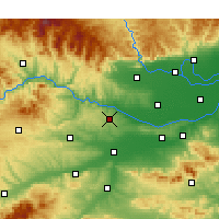Nearby Forecast Locations - Mengjin - Map