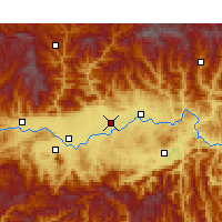 Nearby Forecast Locations - Chenggu - Map