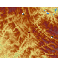 Nearby Forecast Locations - Wanyuan - Map