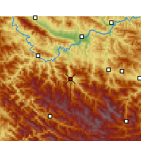 Nearby Forecast Locations - Langao - Map