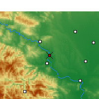 Nearby Forecast Locations - Laohekou - Map