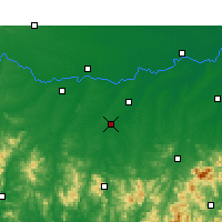 Nearby Forecast Locations - Guangshan - Map