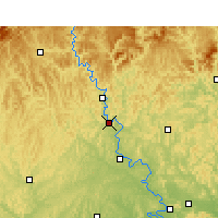 Nearby Forecast Locations - Langzhong - Map
