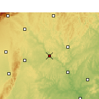 Nearby Forecast Locations - Santai - Map
