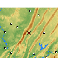 Nearby Forecast Locations - Linshui - Map