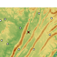 Nearby Forecast Locations - Dazhu - Map