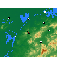 Nearby Forecast Locations - Linxiang - Map
