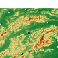 Nearby Forecast Locations - Xiushui - Map