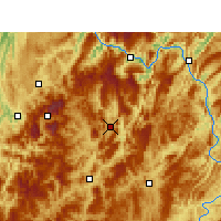 Nearby Forecast Locations - Daozhen - Map