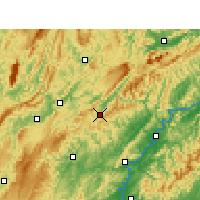 Nearby Forecast Locations - Guzhang - Map