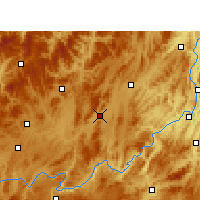 Nearby Forecast Locations - Meitan - Map