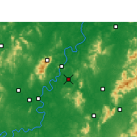 Nearby Forecast Locations - Hengdong - Map