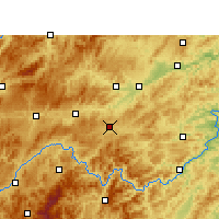 Nearby Forecast Locations - Sansui - Map