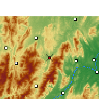 Nearby Forecast Locations - Xinning - Map