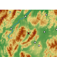 Nearby Forecast Locations - Guanyang - Map