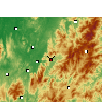 Nearby Forecast Locations - Zixing - Map