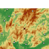 Nearby Forecast Locations - Rucheng - Map