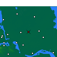 Nearby Forecast Locations - Tai Xian - Map