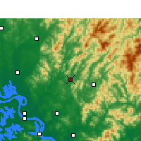 Nearby Forecast Locations - Luotian - Map